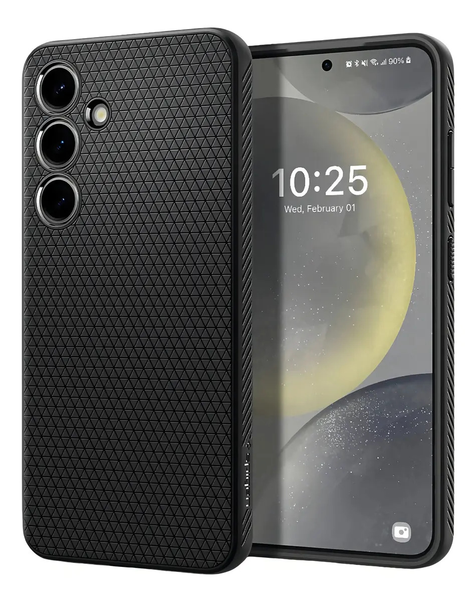 Funda Spigen Liquid Air Para Samsung S24 24 Plus 24 Ultra Color Negro Samsung S24 Plus
