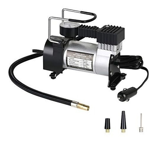 Compresor Aire Auto Inflador Neumatico Portat 12v A-vip Full
