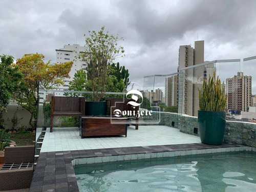 Cobertura Com 4 Dormitórios À Venda, 370 M² Por R$ 2.750.000,10 - Vila Bastos - Santo André/sp - Co11700