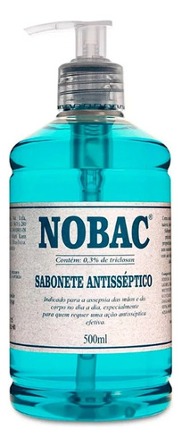 Sabonete Antisséptico Nobac Triclosan 500ml - Cpap/ Mascara 