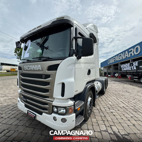 Caminhão Scania G400 6x2 Automático Branco - 2012