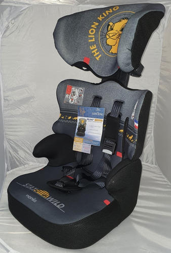 Imagen 9 de 10 de Autoasiento Silla Asiento Booster Beline Disney Rey León