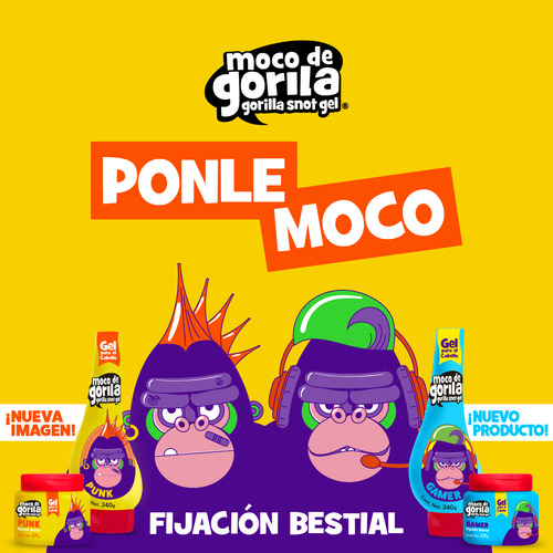 Gel Cabello Moco De Gorila Punk