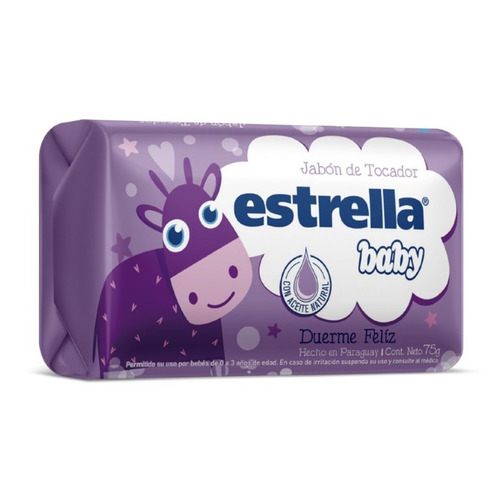 Estrella Baby Jabon X75 Duerme Feliz  