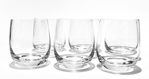 Imagen 1 de 5 de Vasos Cristal Bohemia De Agua Mesa Jugo Set X 6 270ml