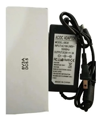 Imagen 2 de 3 de Cargador Transformador 8v 3amp Para Puntos De Venta