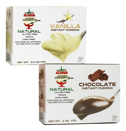 Garden Postres - Mezcla Natural De Pudin Instantaneo, Delici