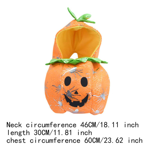 Disfraz De Calabaza Para Perro, Accesorio Original Para