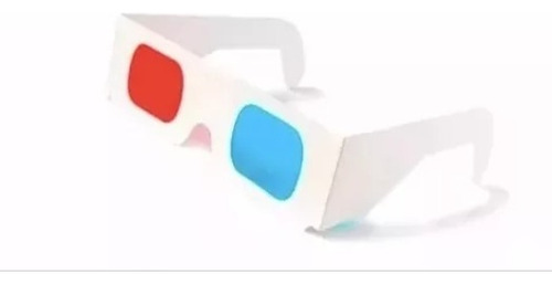 200 Lentes 3d De Carton Anaglificos Tv Revista Juegos