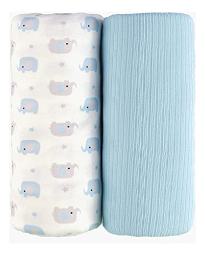 Manta De Bebe  Lasoftan Jersey Swaddle Blanket, Ultra Suave