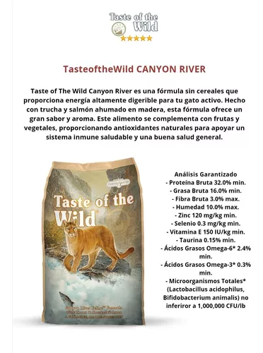 Taste of the wild análisis y opiniones