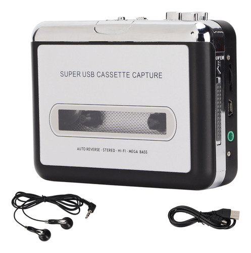 Reproductor De Casetes Portátil, Convertidor De Cinta A Mp3
