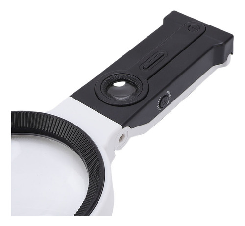 Lupa Portátil Plegable Led Con Lupa, 5 X 25 X 90 Mm