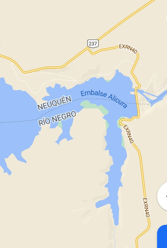 Imagen 2 de 5 de Dueño Vende Campo En Lago Alicurá Con Costa. Valor A Consultar