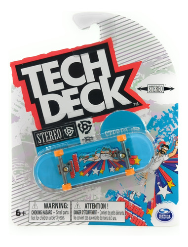 Tech Deck Patineta Miniatura Sticker Spin Master - Vulcanita