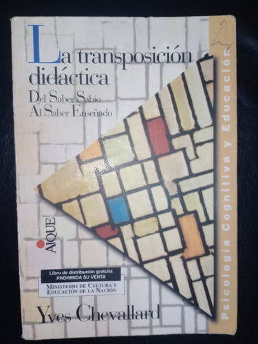 Libro La Transposición Didáctica Yves Chevallard