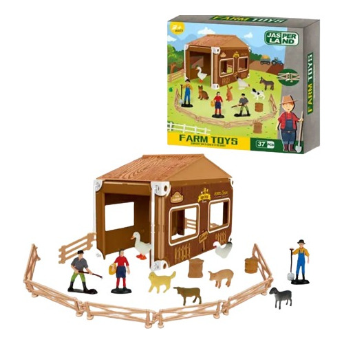 Set Construcción Arma Tu Granja - Animales- Granjeros