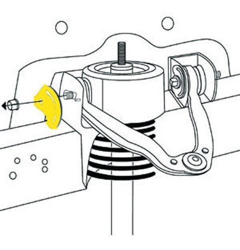 Placa Ajuste Caster/camber Del Suburban 2500 00-13 Moog
