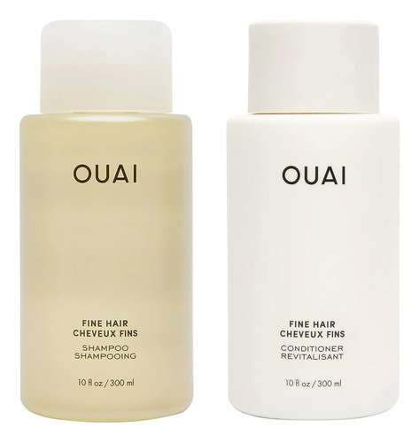 ~? Ouai Champú Fino + Acondicionador Set. Libre De Sulfatos.