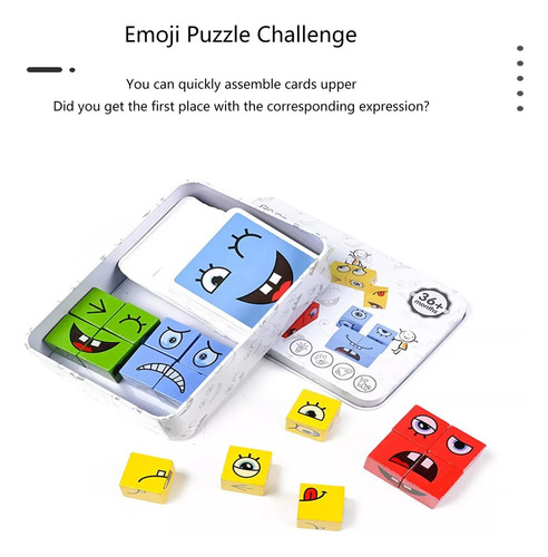 W Puzzle 3d: Cubo Mágico Que Cambia Caras, Cambia Caras