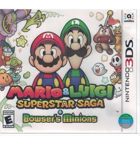 Mario & Luigi Superstar Saga + Bowser Minions - Nintendo 3ds