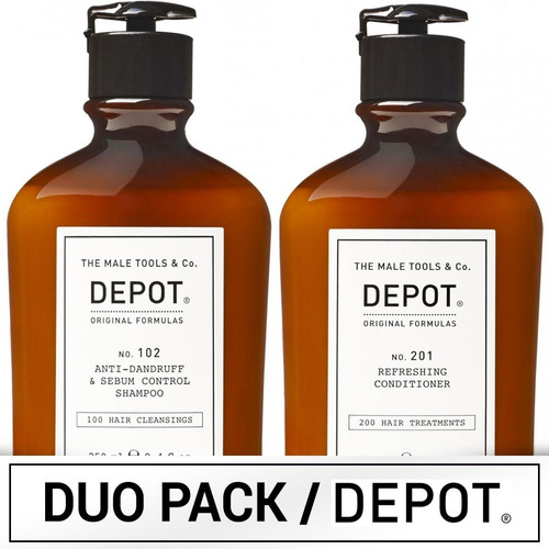 Duo Pack Depot Shampoo 102 Anticaspa Acondicionador No.201