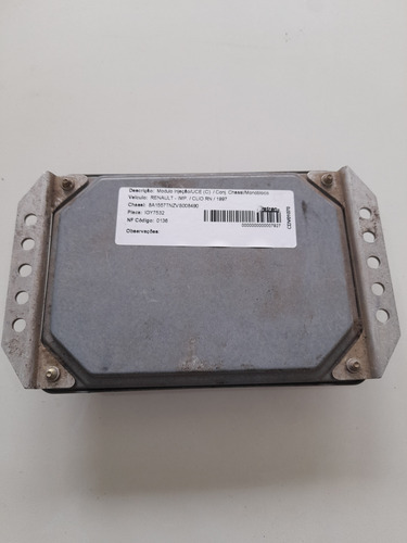 Módulo Central Injeção Renault Clio 1.6 8v 1997 1998 1999 (Usado)