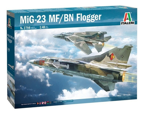 Italeri Kit 2798s Mig-23 Mf/bn Flogger 1/48