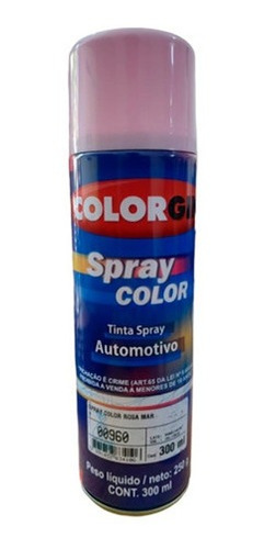Spray Automotiva Colorgin Rosa Mary Brilhante 300ml