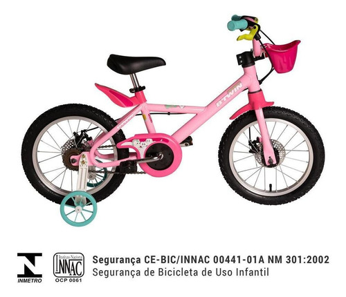 Bicicleta Infantil Aro 16 Unicórnio