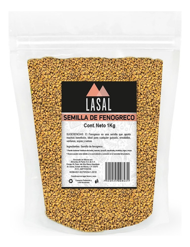 Semillas De Fenogreco 1 Kilogramo Pouch Resellable