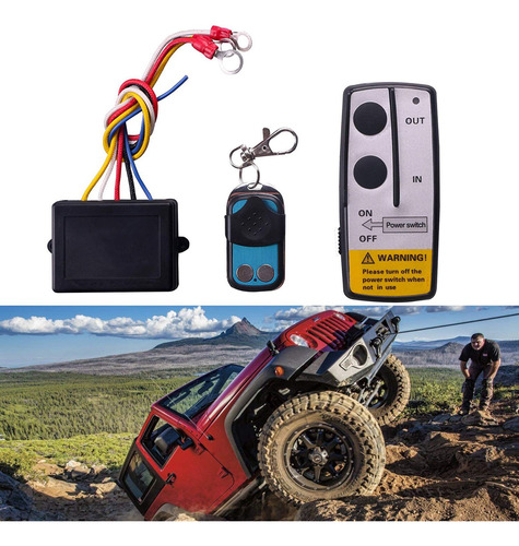 Juego De Control Remoto Inalámbrico Winch De 12 V, 12 Voltio