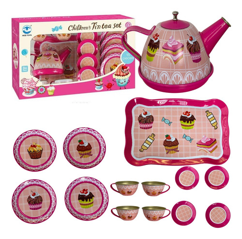 Set Juego De Té Para Niñas Juguete Cocinita 