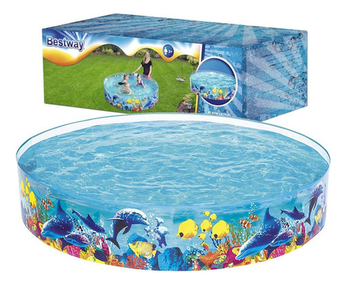 Pileta Rígida Animales Marinos  Bestway 55030