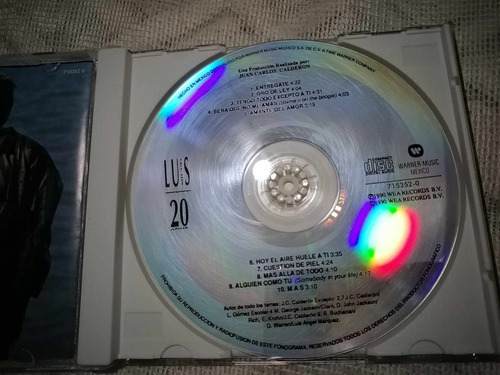 Cd Físico Luis Miguel - 20 Años - Estándar (Usado)