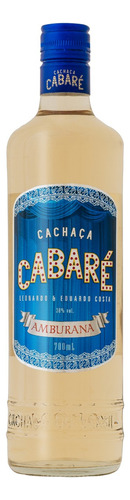 Cachaça Amburana Cabaré Garrafa 700ml