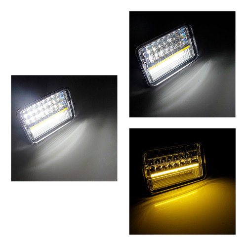 Refletor Luminaria Farol 126w Cor Da Carcaça Retangular Preto Cor Da Luz Branco-frio Lumi