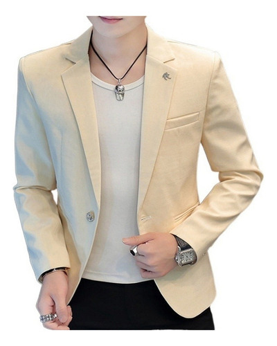 Blazer Traje Saco Slim Estilo Coreano Para Caballeros 20 [u]