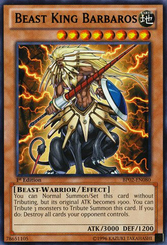 Yu-gi-oh! - Rey Bestia Barbaros (bp02-en080) - Battle Pack 2