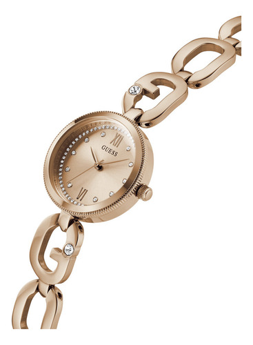 Reloj Pulsera Guess Gw0759l3 Con Correa De Acero Inoxidable Color Oro Rosa