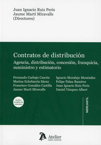 Contratos De Distribucion Agencia Distribucion Concesion Fra