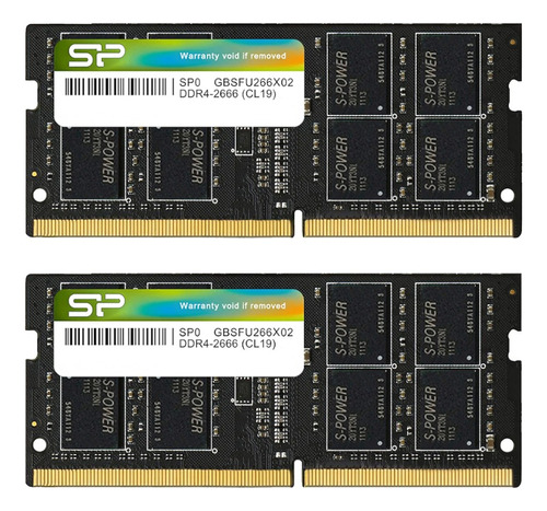 Memorias Ram Ddr4 Portatil 16gb 2x8gb Sp 2666 Mhz 16 Gb 2x8