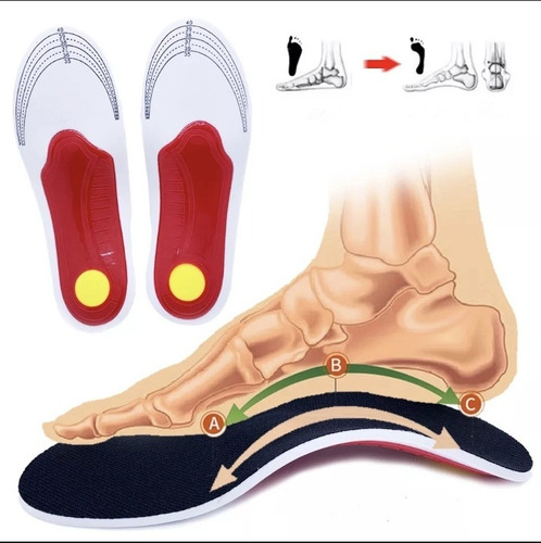 Plantilla Espolón Fascitis Plantar Arco Pie Plano Zapatos