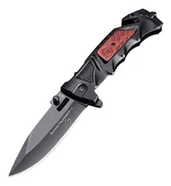 Comprar Canivete Retrátil Portátil Tática De Dobra Para Uso Ao Camping Pesca Caça Cor Pretou002Fmadeira Böker