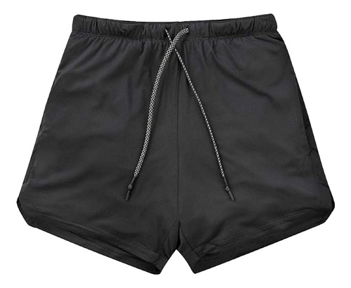Short Hombre Ejercicios Licra Negro