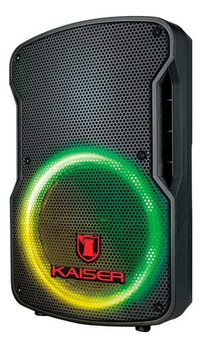 Bocina Kaiser Luz Led Bluetooth Portatil Recargable