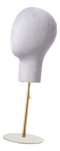 Modelo De Cabeza De Maniquí, Soporte De Gris Claro