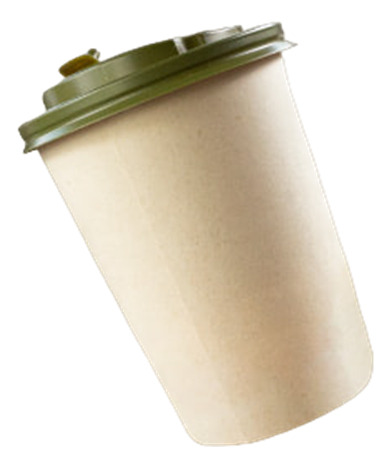 Vaso Compostable 7 Onzas Ecológico Con Tapas X 50 Unidades