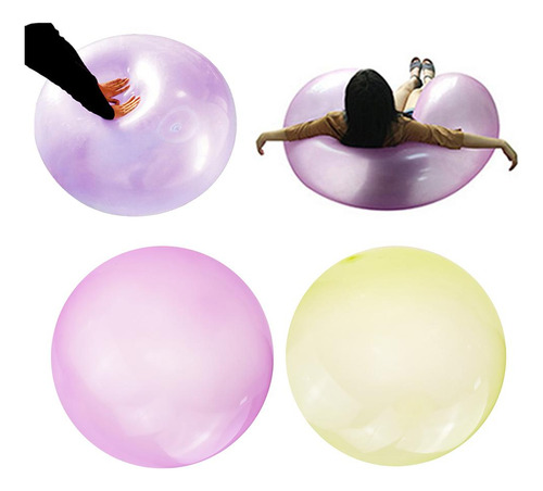 Paquete De 2 Bolas De Burbujas, Bolas De Globos Suaves,
