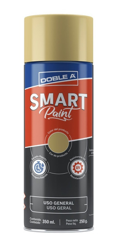 Pintura En Aerosol Doble A 350 Ml Uso General Dorado